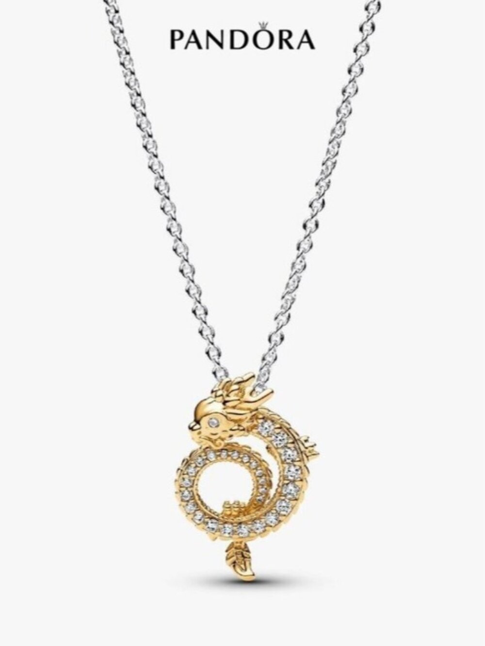 🌸✨🌸 Pandora Dragon Collier Necklace